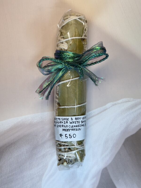 IMG_0136 White Sage + Bay Leaf Smudge Stick