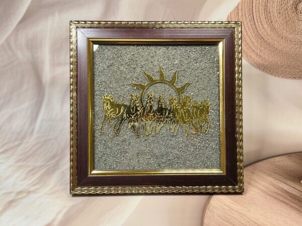 IMG_4266 7 Horse Pyrite Frame