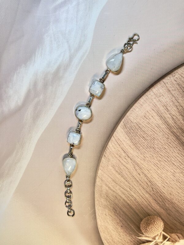 Rainbow Moonstone Lucky Bracelet