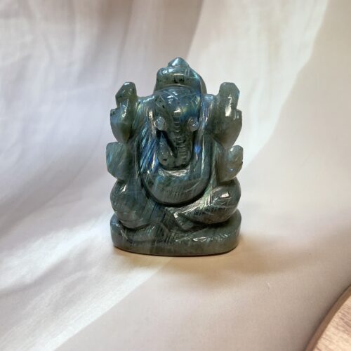 Blue-Flash Labradorite Ganesh Ji