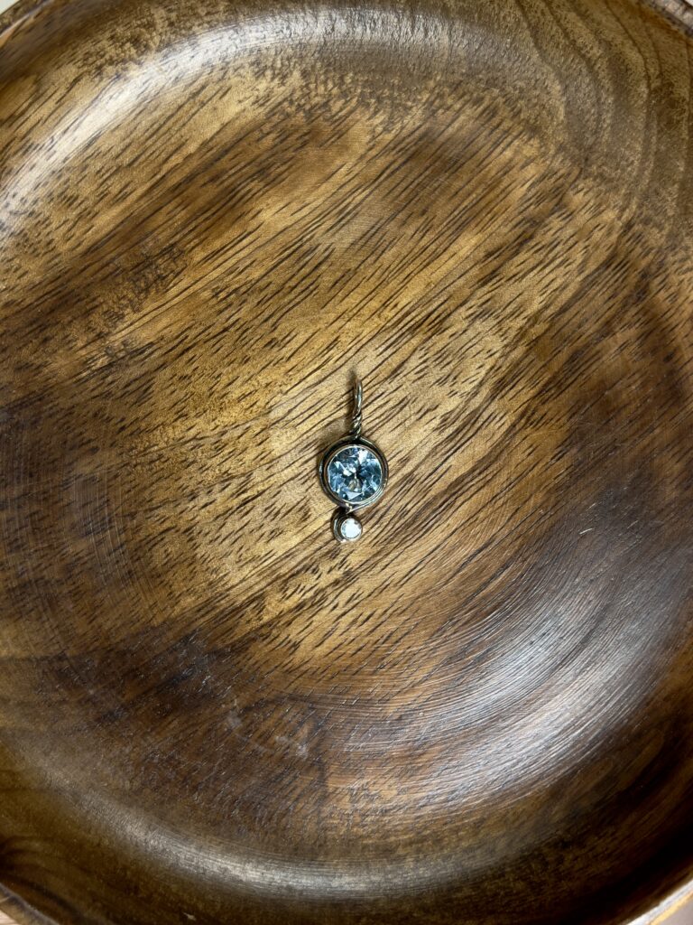 Blue Topaz Pendant