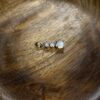 Rainbow Moonstone Triple Stack Pendant