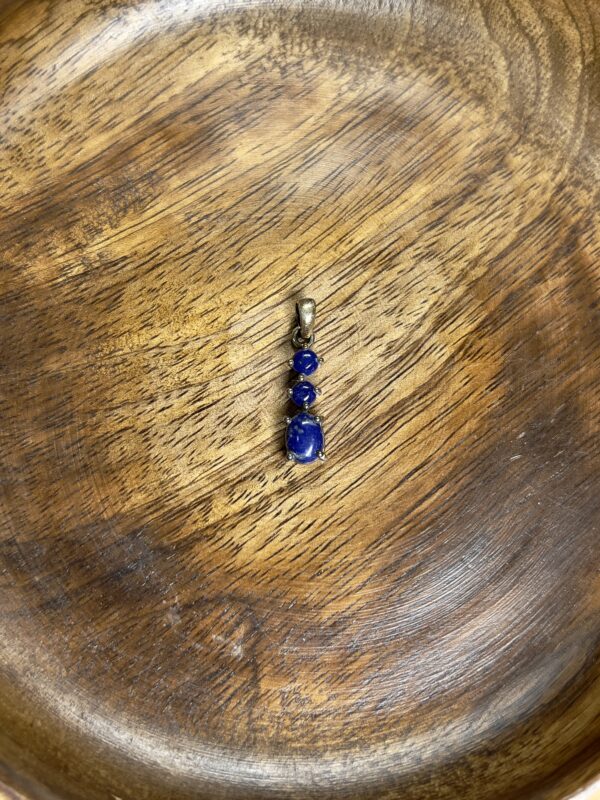 IMG_4403 Lapis Lazuli Triple Stack Pendant