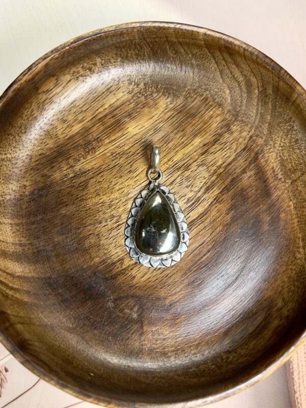 Pyrite Drop Pendant