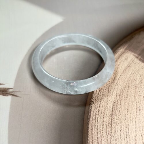 Exclusive Full Clear Quartz Bangle - 6 CM