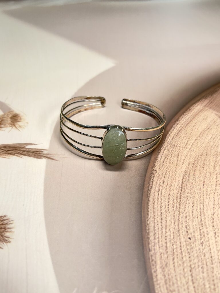 Green Aventurine Bangle