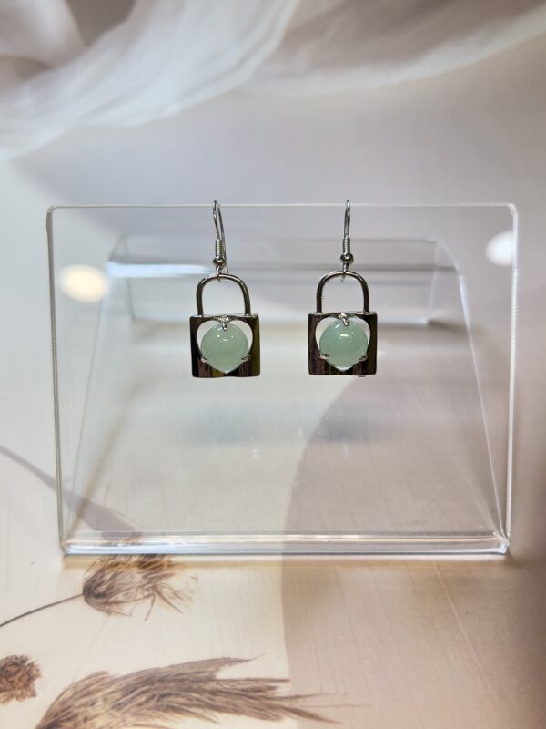 Green Aventurine Earrings (Pair)
