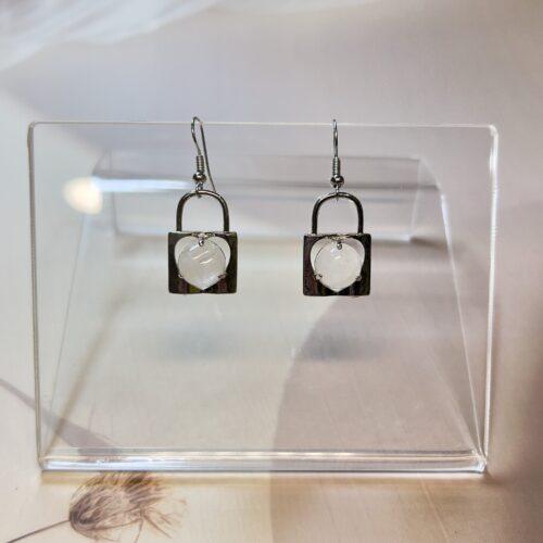 Clear Quartz Earrings (Pair)