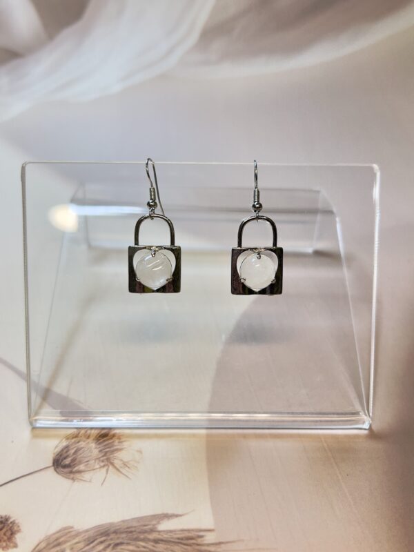 Clear Quartz Earrings (Pair)