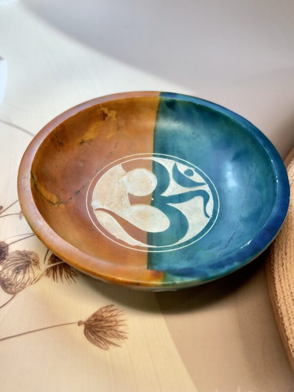 Dual-Tone Soapstone Smudging Bowl
