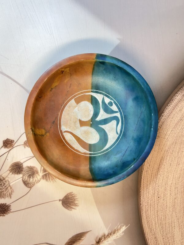 Dual-Tone Soapstone Smudging Bowl