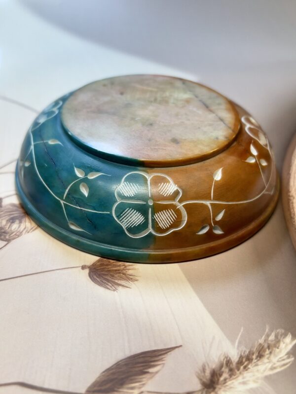 Dual-Tone Soapstone Smudging Bowl