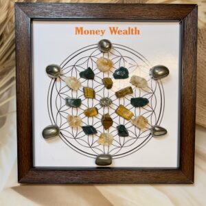 Money & Wealth Frame | Flower of Life Sacred Geometry