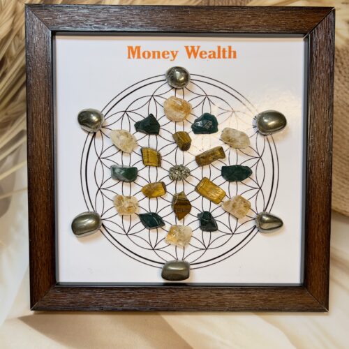 Money & Wealth Frame | Flower of Life Sacred Geometry