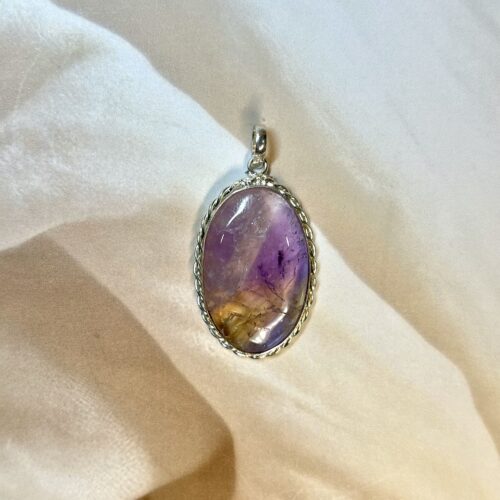 Exclusive Ametrine Pendant | Rare Bi-Colour Quartz