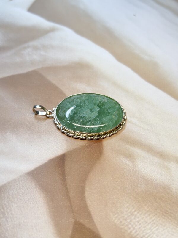 IMG_0169 Green Strawberry Quartz Pendant