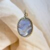 Blue Lace Agate Pendant | Serene Stone of Peace & Gentle Communication