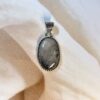 Black Rutilated Quartz Pendant | Striking Needle-Included Collector's Gem