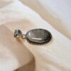 Black Rutilated Quartz Pendant | Striking Needle-Included Collector's Gem