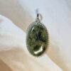 Prehnite Pendant | Luminous Stone of Harmony & Intuition