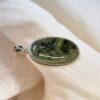 Prehnite Pendant | Luminous Stone of Harmony & Intuition