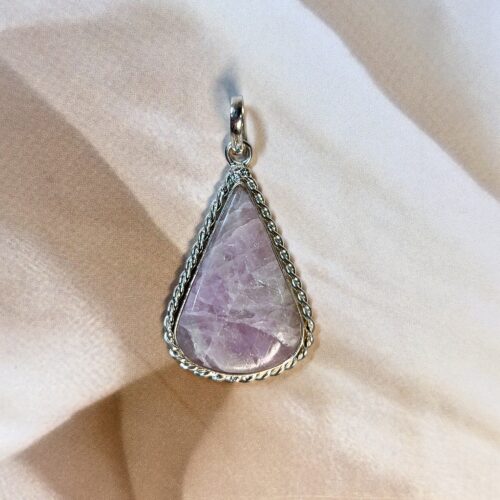 Kunzite Pendant | Rare Gem of Love, Serenity & Emotional Healing