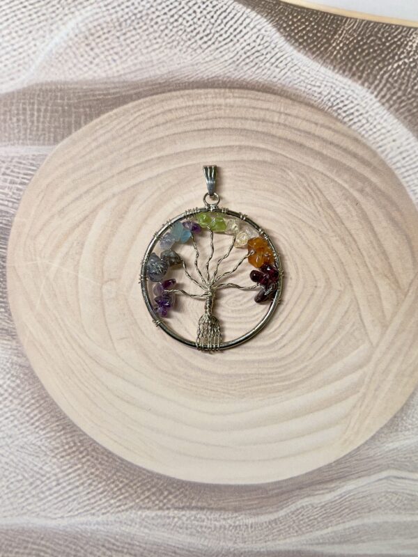 7 Chakra Tree of Life Pendant
