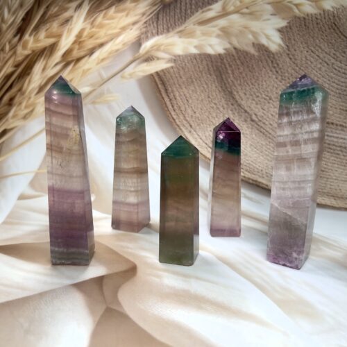 Big Fluorite Tower | Stone of Focus, Intuition & Balance | 141 GM
