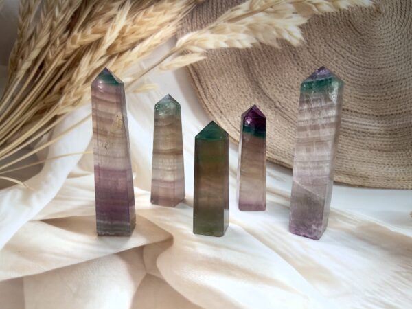 Big Fluorite Tower | Stone of Focus, Intuition & Balance | 141 GM
