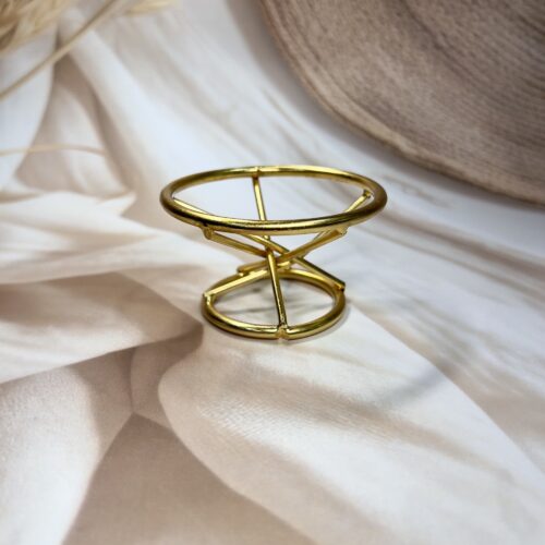 Gold-Color Metal Stand | Heavy Duty Display Stand