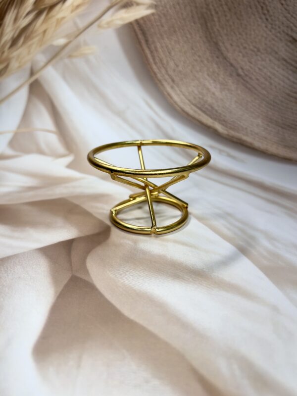Gold-Color Metal Stand | Heavy Duty Display Stand
