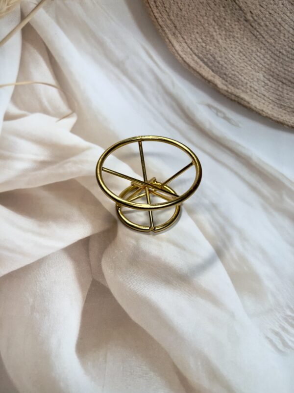 Gold-Color Metal Stand | Heavy Duty Display Stand