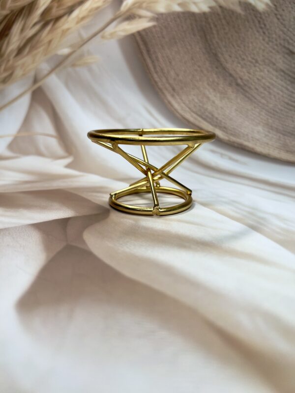 Gold-Color Metal Stand | Heavy Duty Display Stand