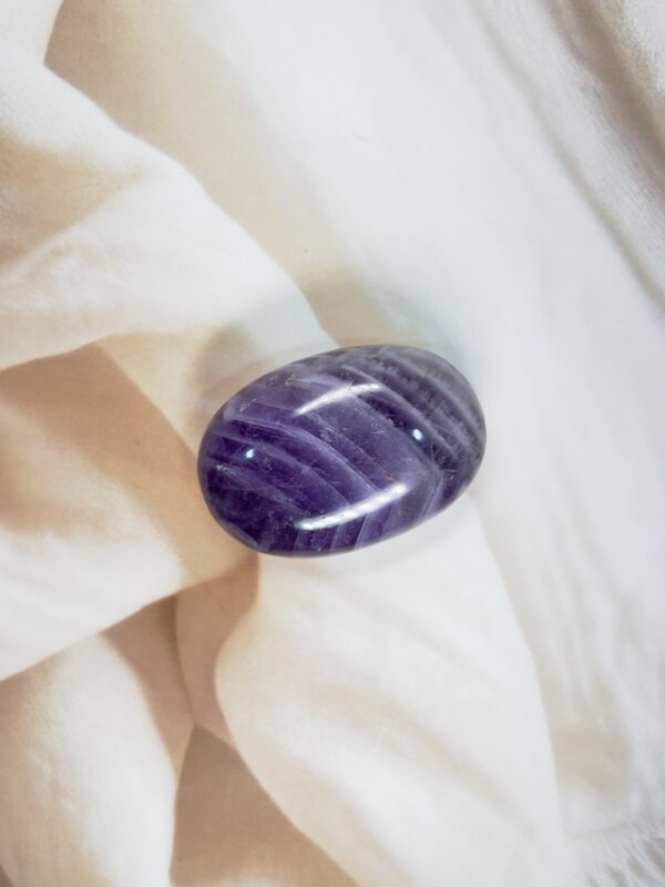 African Amethyst Palm Stone • 104 GM