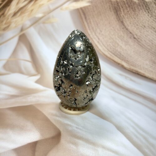 IMG_0375 Peru Pyrite Egg 432 GM | Natural Collector's Specimen