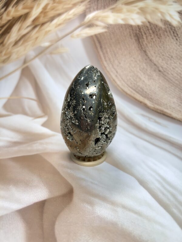 Peru Pyrite Egg 432 GM | Natural Collector's Specimen