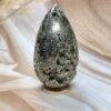 Peru Pyrite Egg 529 GM | Natural Prosperity Crystal
