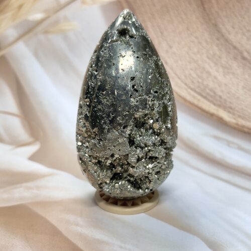IMG_0385 Peru Pyrite Egg 529 GM | Natural Prosperity Crystal