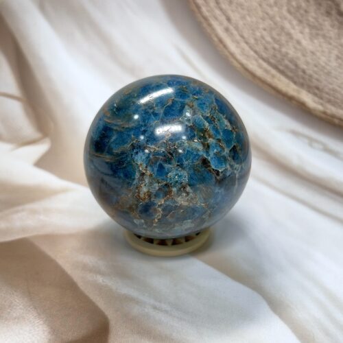 Blue Apatite Sphere 383 GM