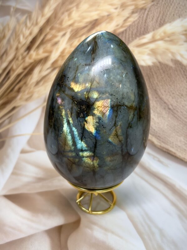 Exclusive Labradorite Egg 2.696 KG