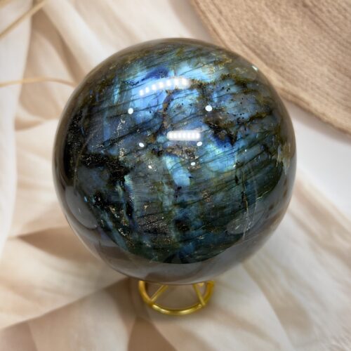 IMG_0420 Exclusive Labradorite Sphere 3.002 KG