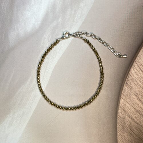 Golden Pyrite Anklet