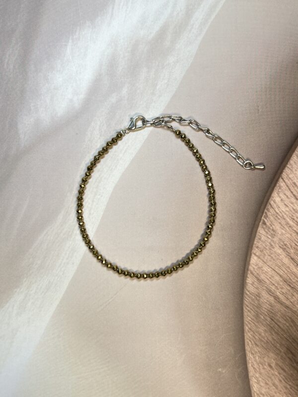 Golden Pyrite Anklet