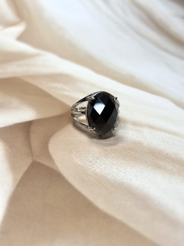 Black Obsidian Ring