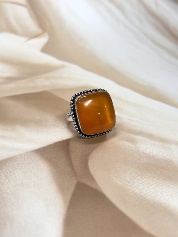 IMG_0492 Square Carnelian Ring