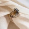 IMG_0498 Round Clear Quartz Ring