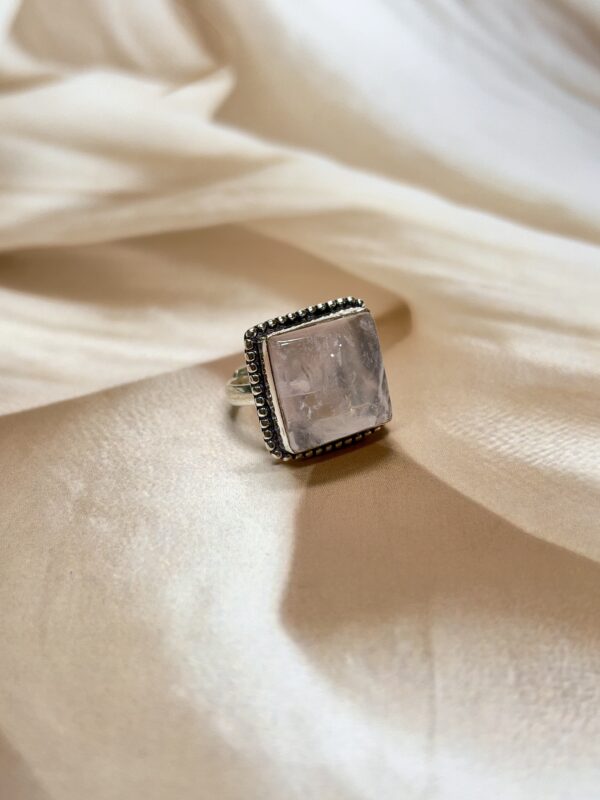 IMG_0514 Square Rose Quartz Ring