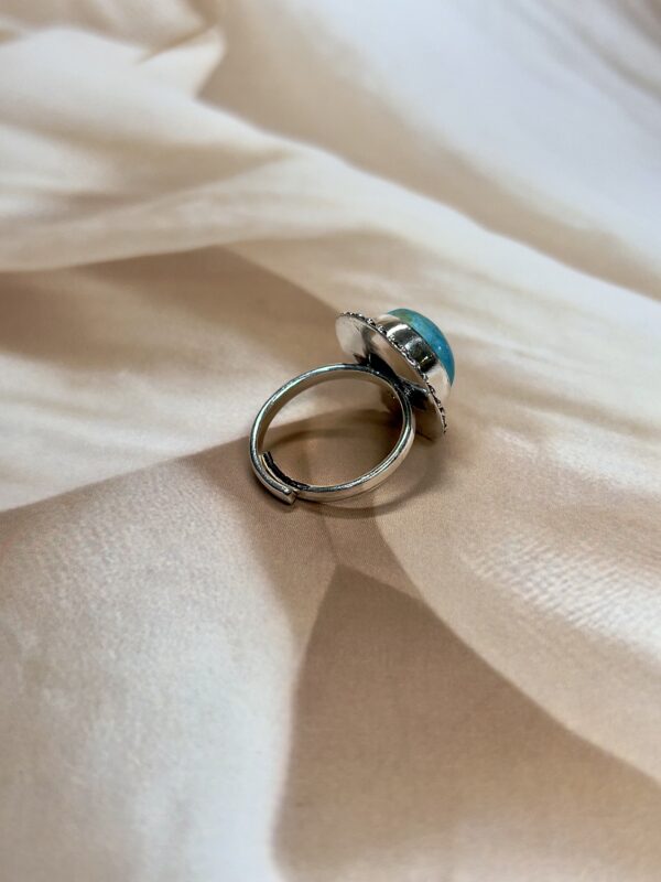 IMG_0520 Round Blue Turquoise Ring
