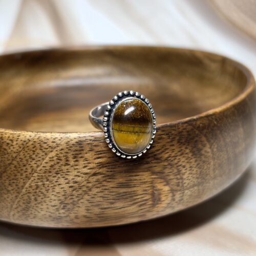 Oval Tiger Eye Ring