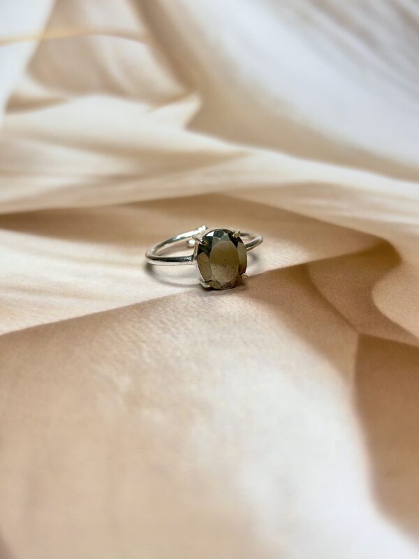 IMG_0527 Faceted Oval Pyrite Ring
